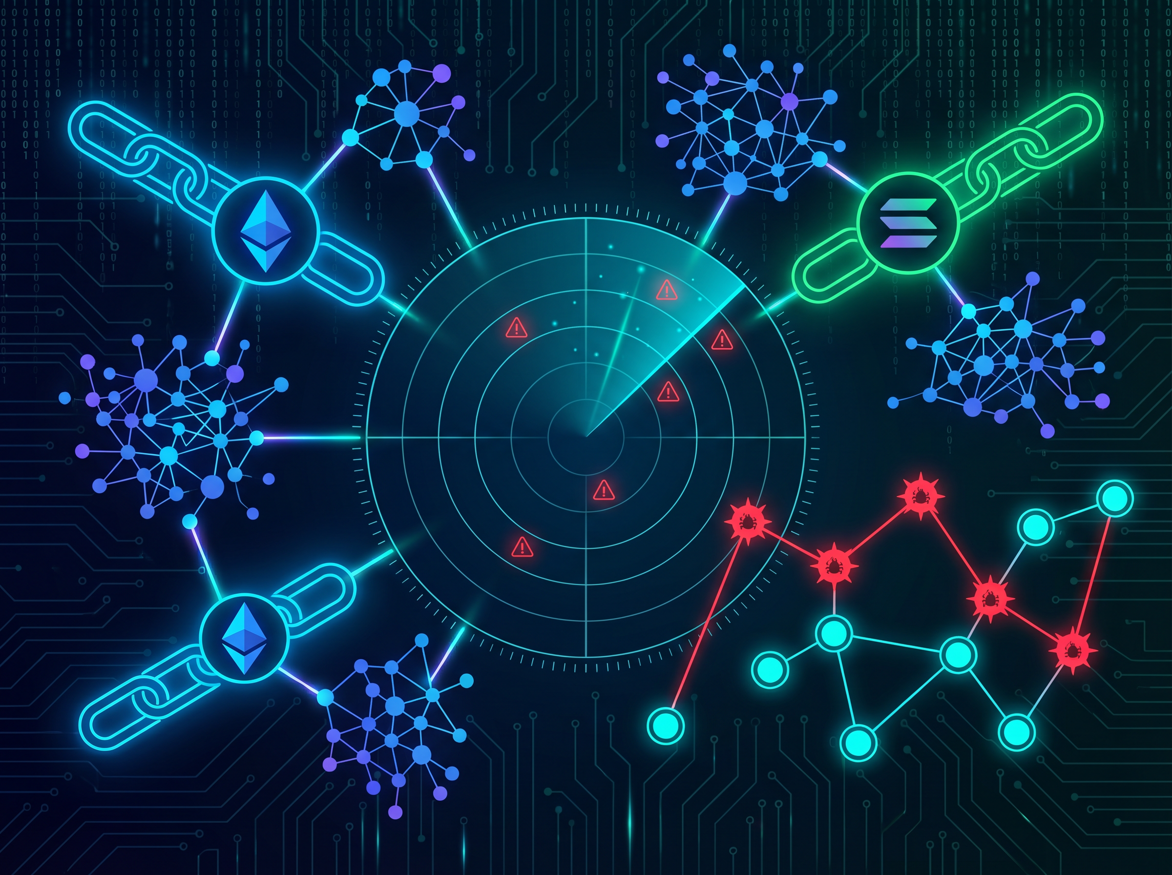 Cross-chain attack path visualization